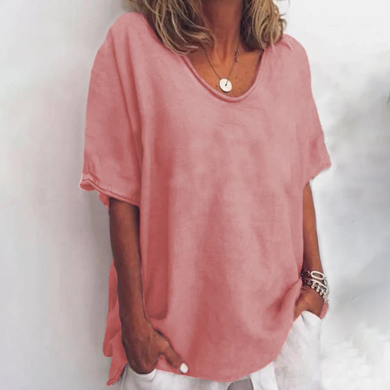 Kathleen | Women's Longline Comfortable Loose Blouse