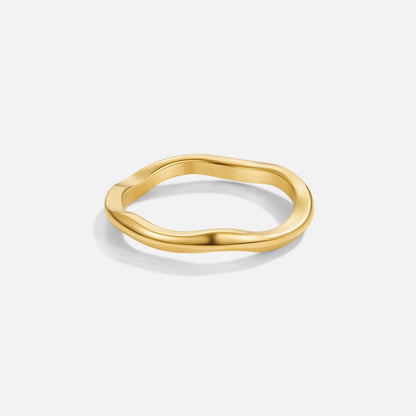 Waves Ring Set