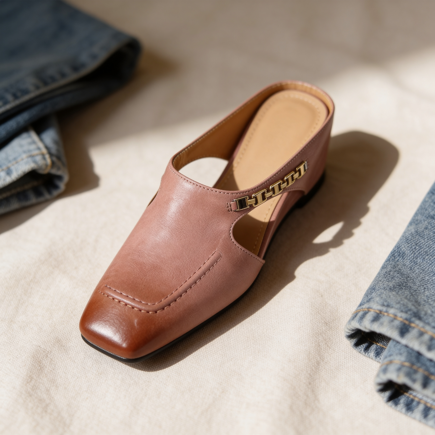 Sorrento | Square-Toe Mules