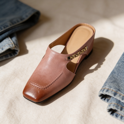 Sorrento | Square-Toe Mules