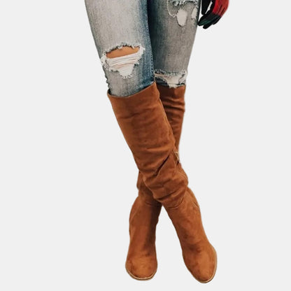 Peyton | Women's Cushioned Slip-On Heeled Boots