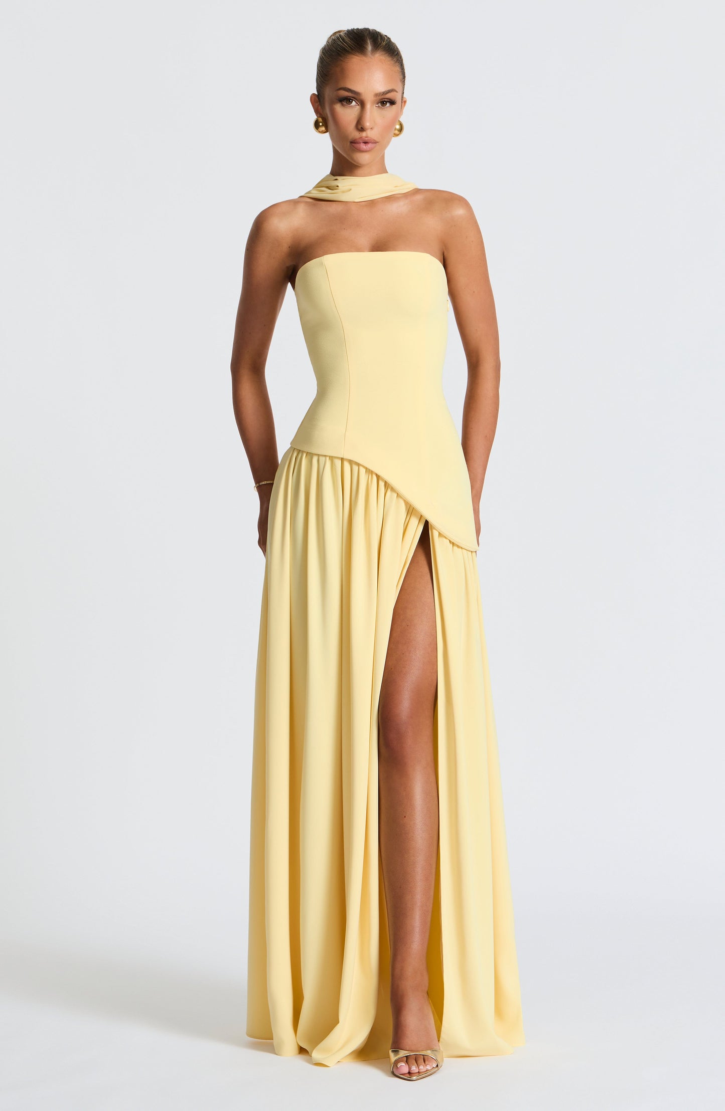 Women's Maxi Dress with Side Slit