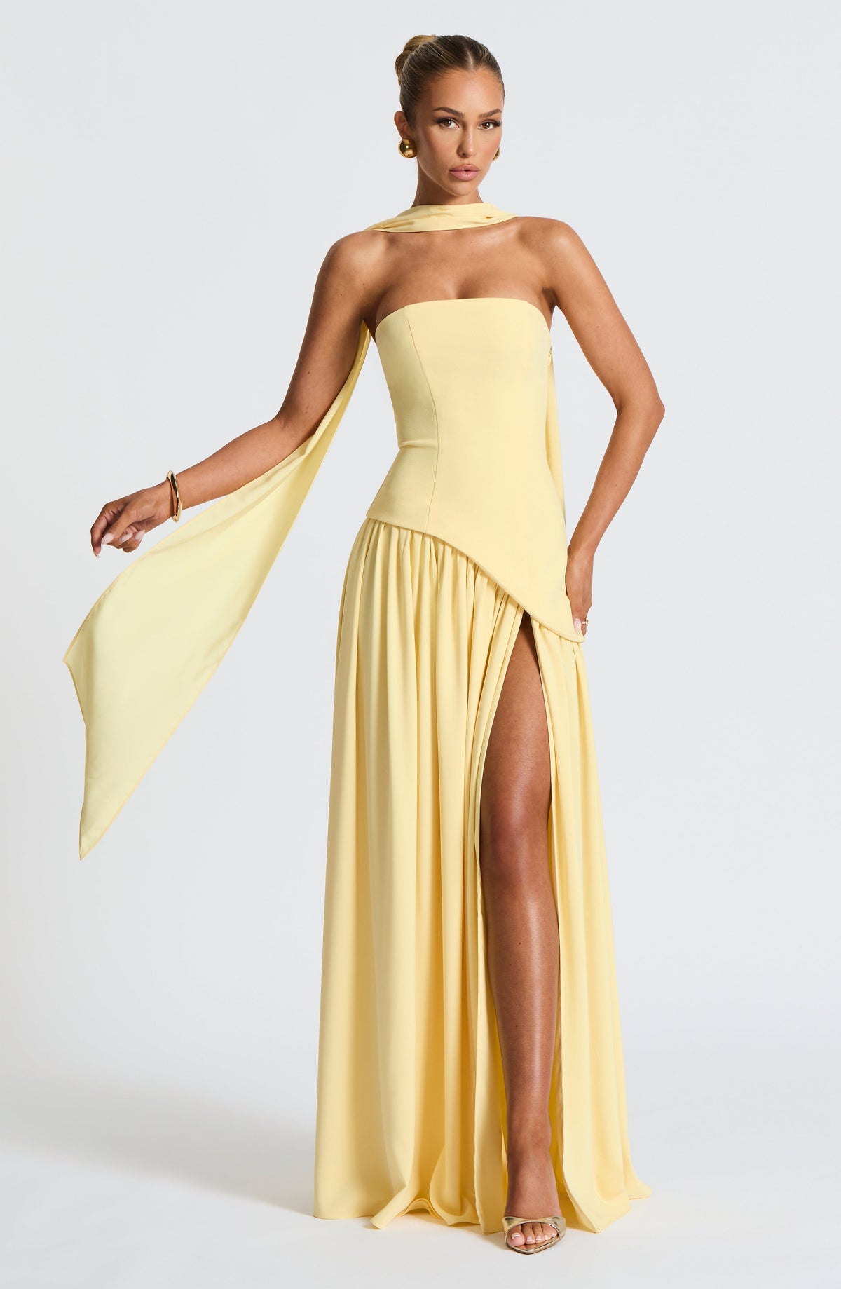 Women's Maxi Dress with Side Slit