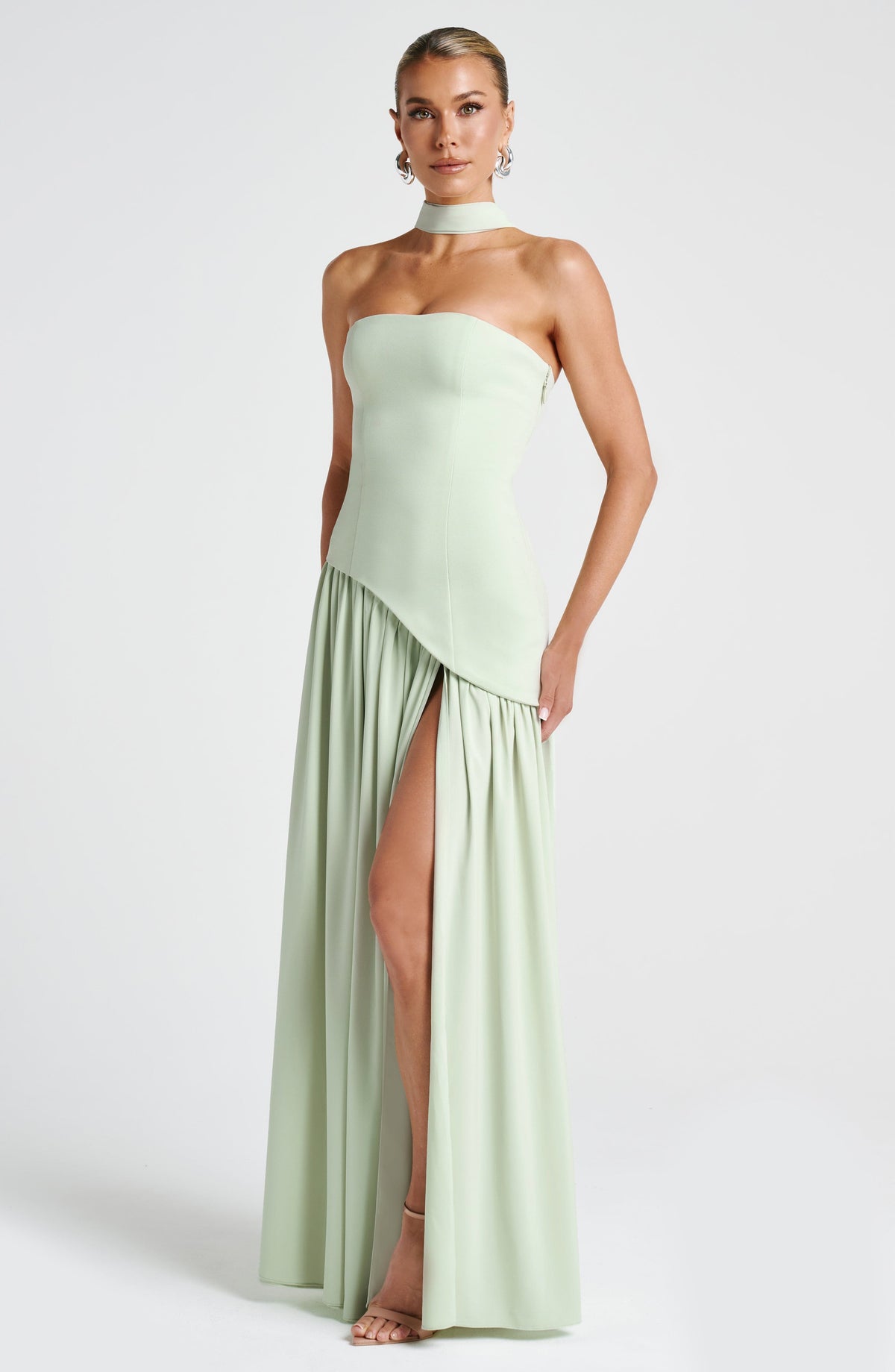 Women's Maxi Dress with Side Slit