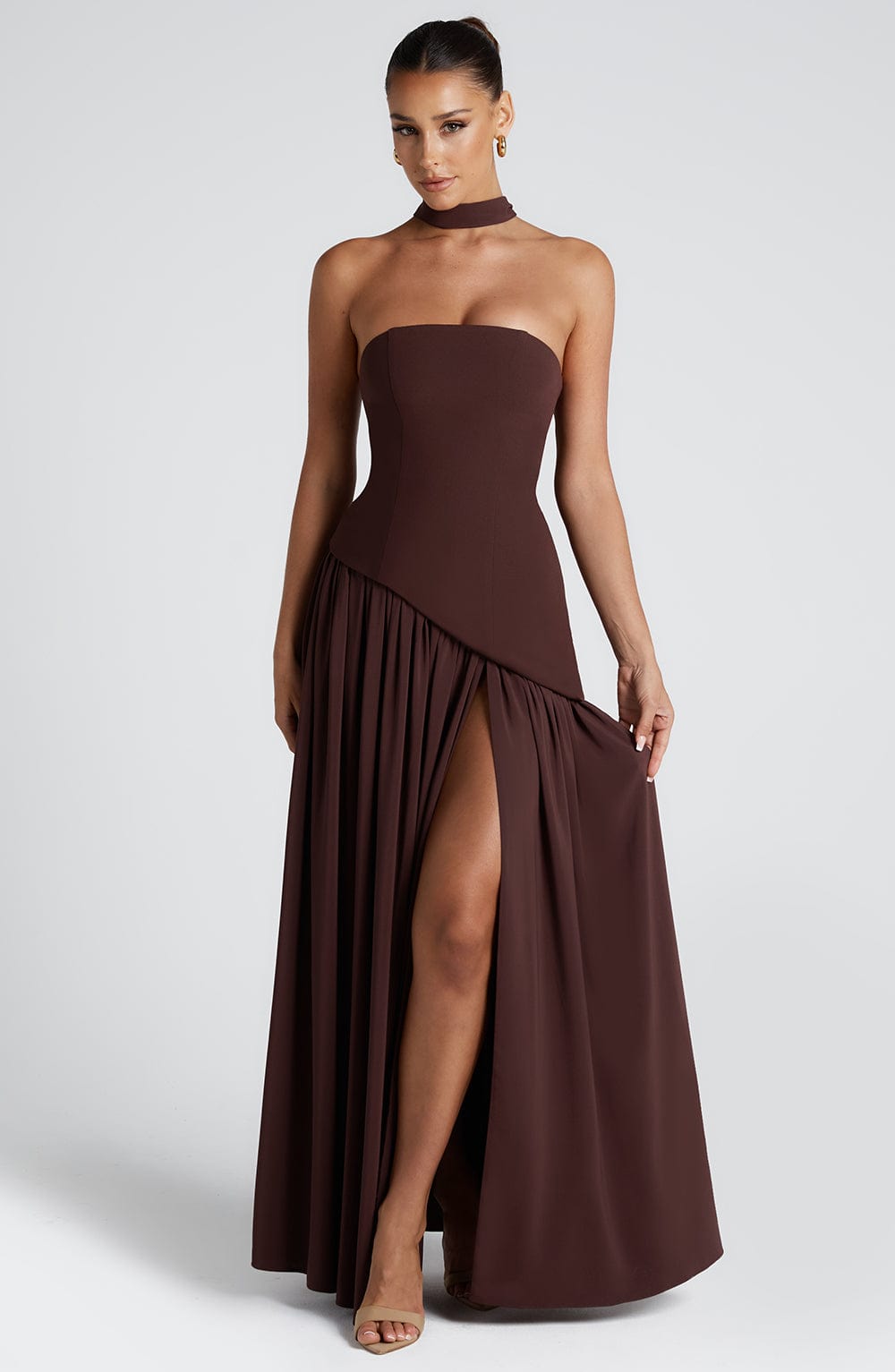 Women's Maxi Dress with Side Slit