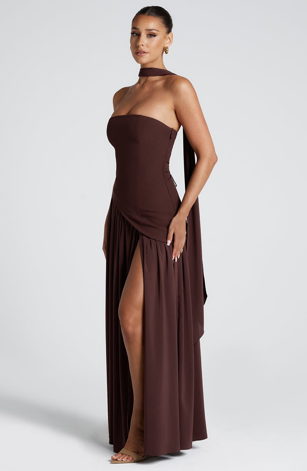 Women's Maxi Dress with Side Slit