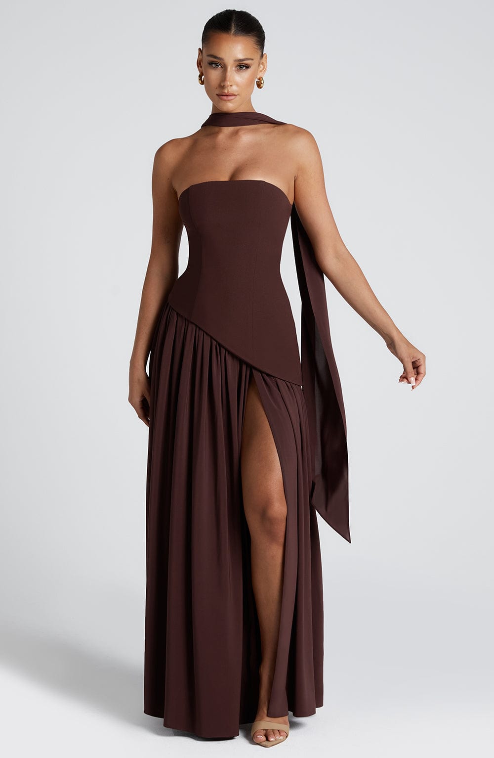 Women's Maxi Dress with Side Slit
