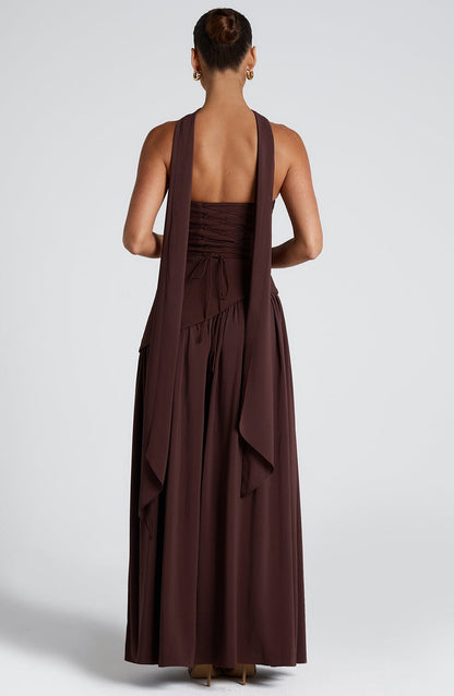 Women's Maxi Dress with Side Slit