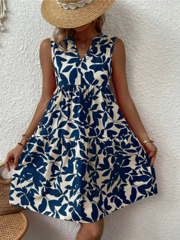 Elena | Women's Airy Summer Midi Dress