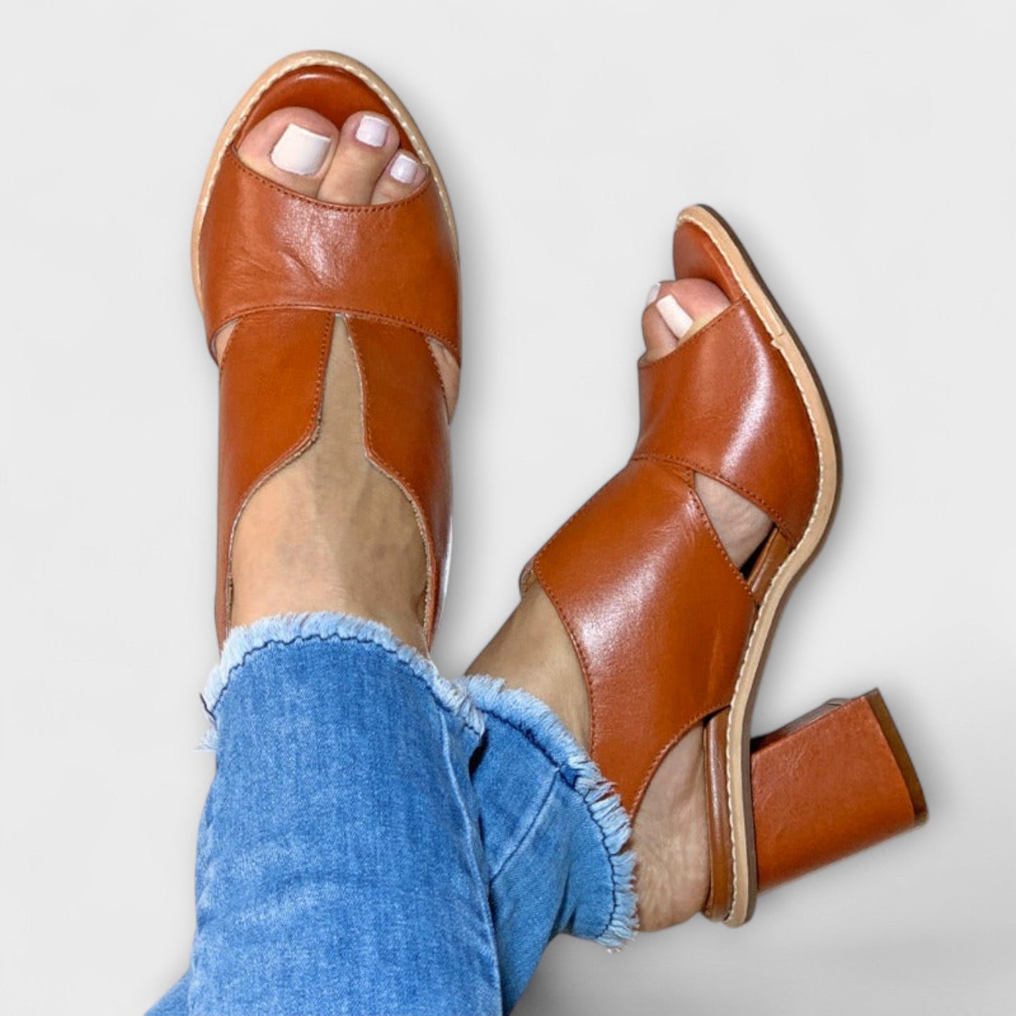 Olga | Comfort Block Heel Sandals