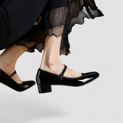 Mayzhera | Women's Cushioned Buckle Orthopedic Mary Jane Shoes