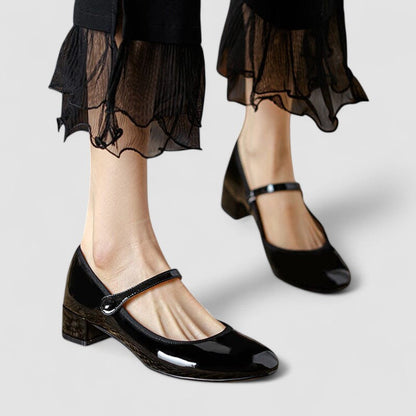 Mayzhera | Women's Cushioned Buckle Orthopedic Mary Jane Shoes