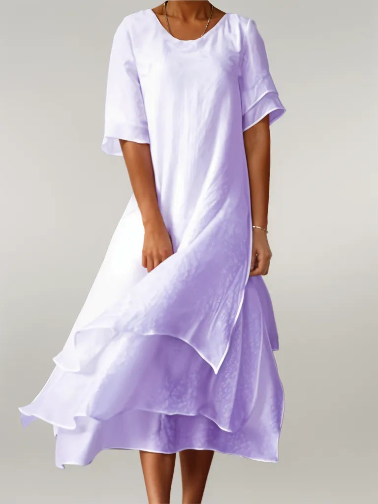 Robyn | Women's Elegant Long Maxi Dress with Round Neck