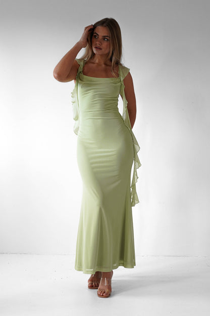 Women's Salma Chic Sutton Ruffled Maxi Dress
