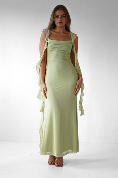 Women's Salma Chic Sutton Ruffled Maxi Dress