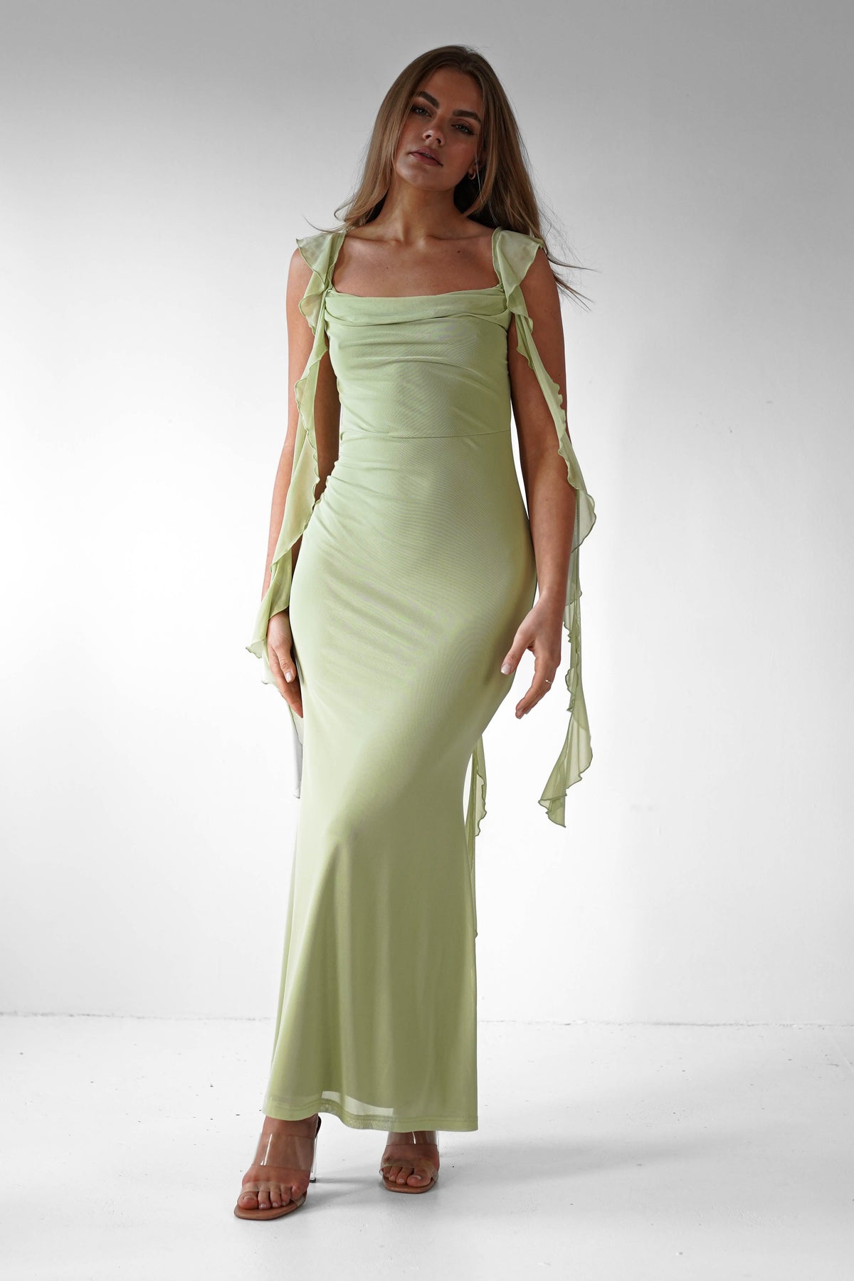 Women's Salma Chic Sutton Ruffled Maxi Dress