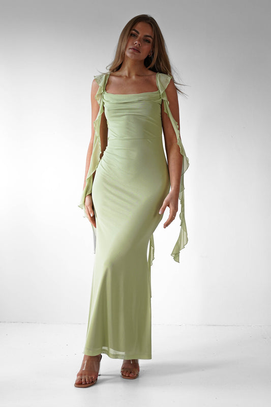 Women's Salma Chic Sutton Ruffled Maxi Dress