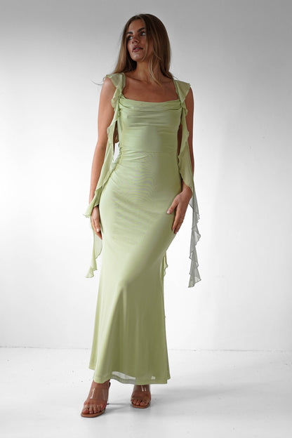 Women's Salma Chic Sutton Ruffled Maxi Dress