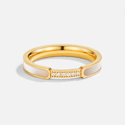 Bibiana | Pearl and Crystal Ring