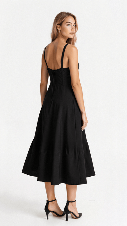 Kiana | Women's Waist Midi Dress