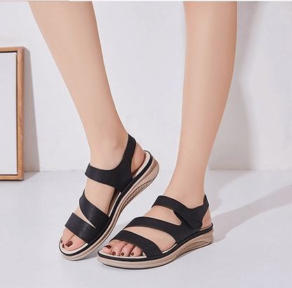 Women's Breathable Open-Toe Alessandra Orthopedic Wedge Sandals with Arch Support