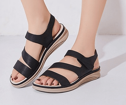Women's Breathable Open-Toe Alessandra Orthopedic Wedge Sandals with Arch Support