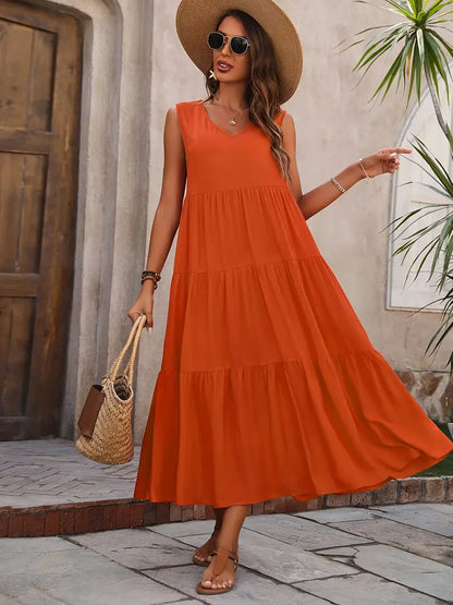 Noelia | Women's Lightweight Summer Maxi Dress