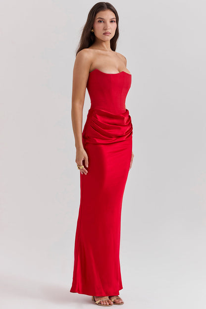 Lilly | Women's Elegant Corset Maxi Dress