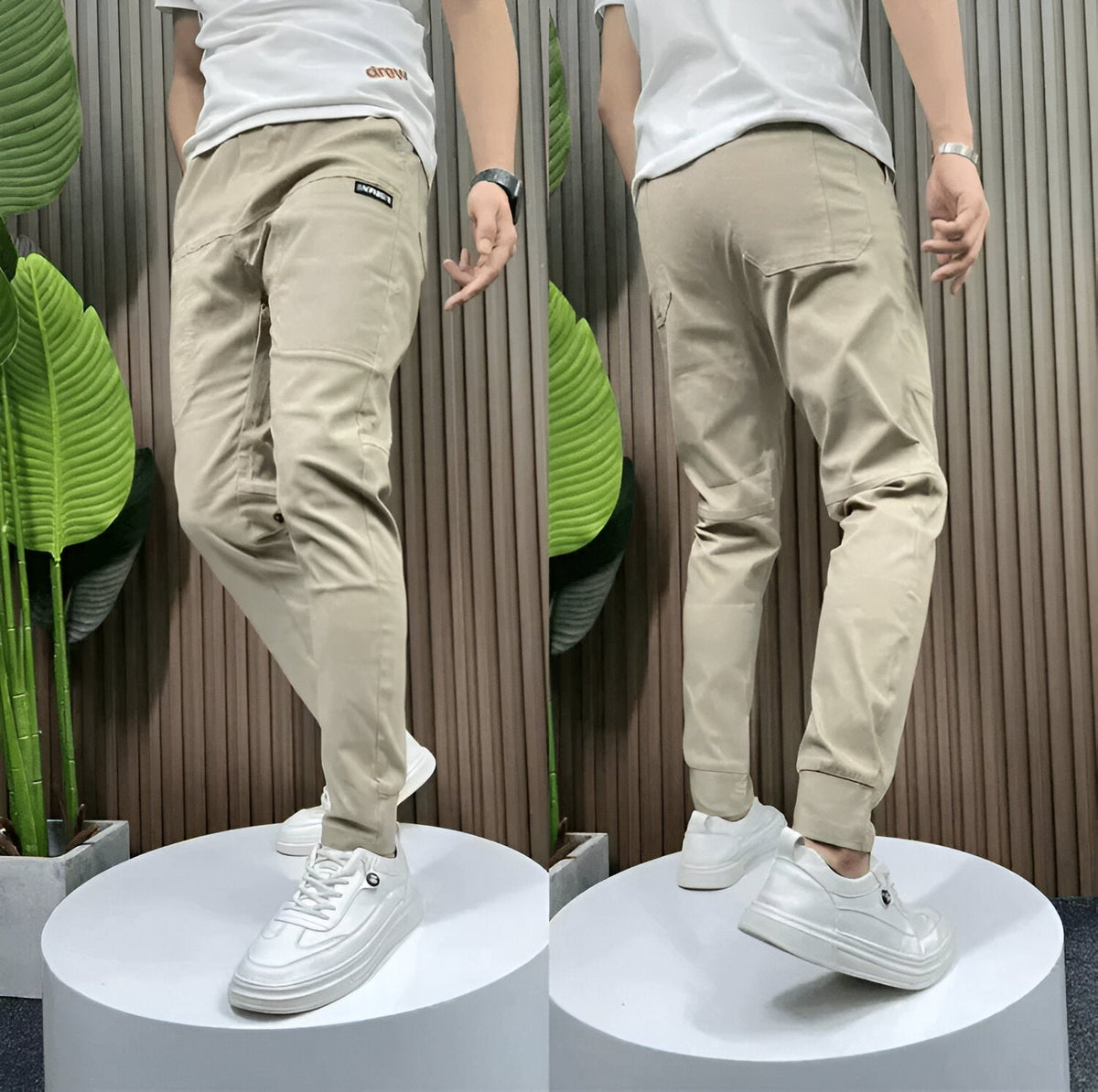 Leonardo | Premium Stretch Cargo Trousers (1+1 Free)