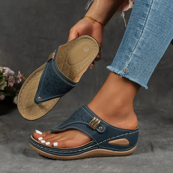 Women's Open-Toe Verna Comfort Orthopedic Sandals with Arch Support
