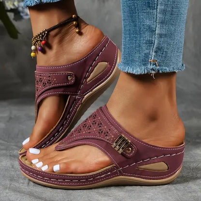 Women's Open-Toe Verna Comfort Orthopedic Sandals with Arch Support