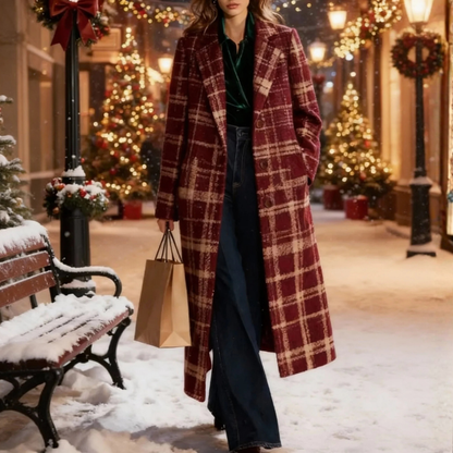 Clara | Classic Plaid Coat