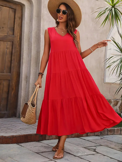 Noelia | Women's Lightweight Summer Maxi Dress