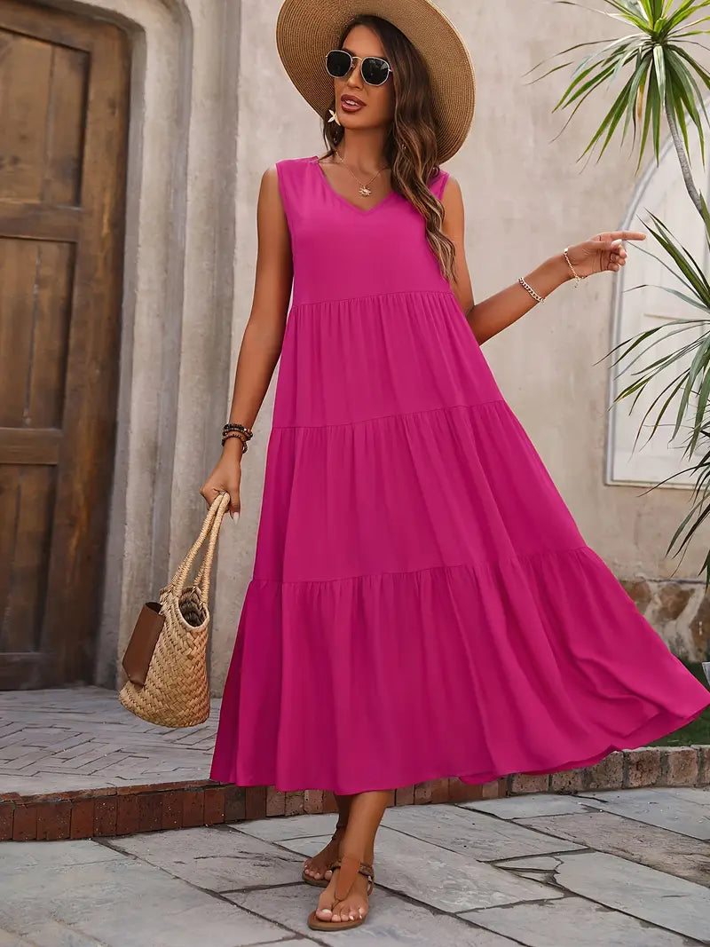 Noelia | Women's Lightweight Summer Maxi Dress