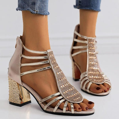 Women's Orthopedic Open-Toe Stella Luxe | Effortless Height Sandals with Arch Support