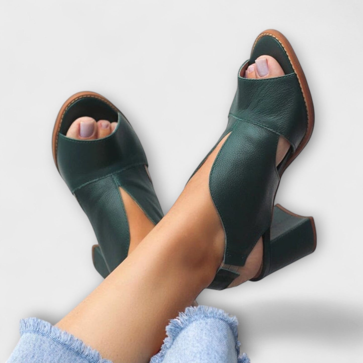 Olga | Comfort Block Heel Sandals
