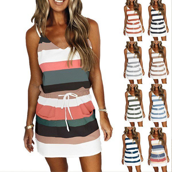 Senry | Women's Relaxed Sleeveless Summer Mini Dress