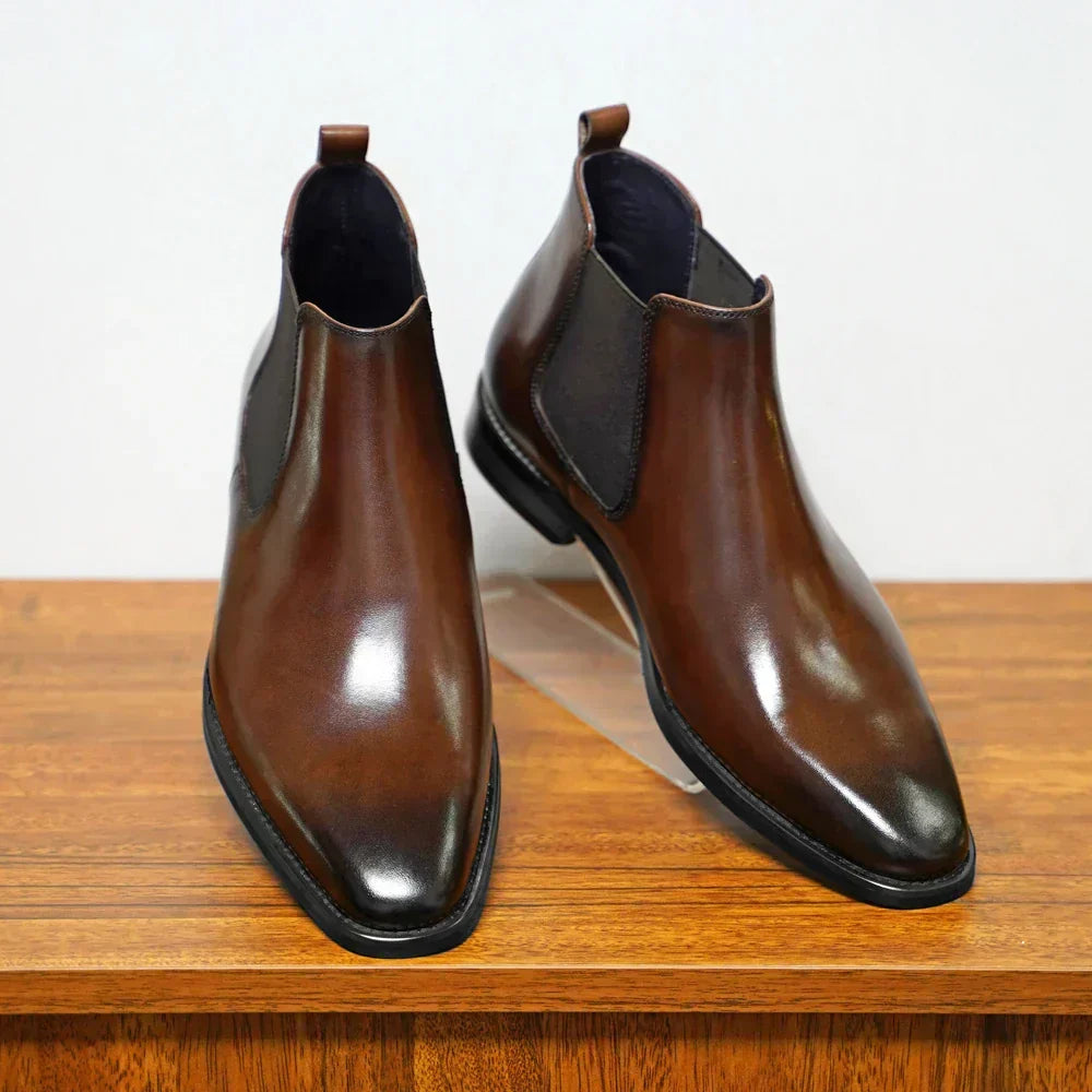 Blake | Men's Slip-Resistant Slip-On Refined Chelsea Boots