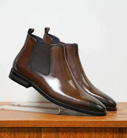 Blake | Men's Slip-Resistant Slip-On Refined Chelsea Boots