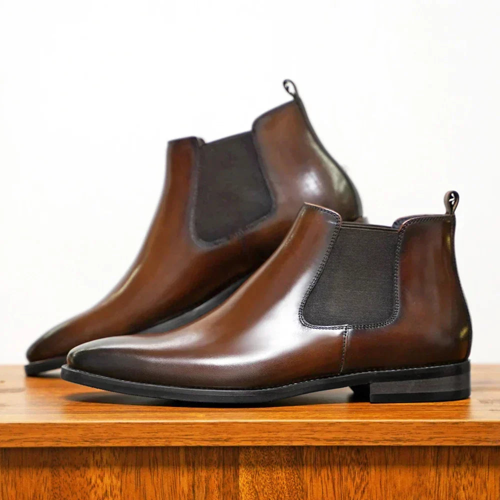 Blake | Men's Slip-Resistant Slip-On Refined Chelsea Boots