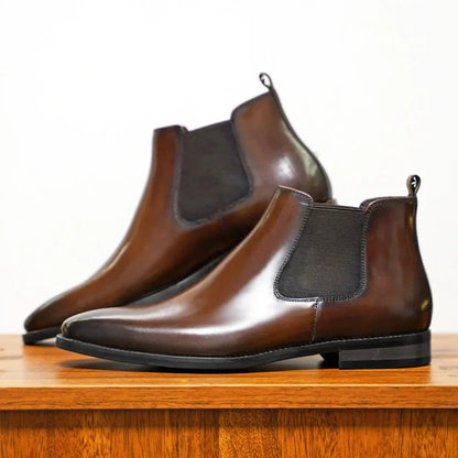 Blake | Men's Slip-Resistant Slip-On Refined Chelsea Boots