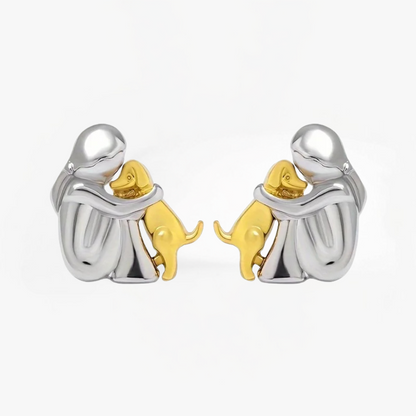 Lisa Dog-Themed Icon Earrings