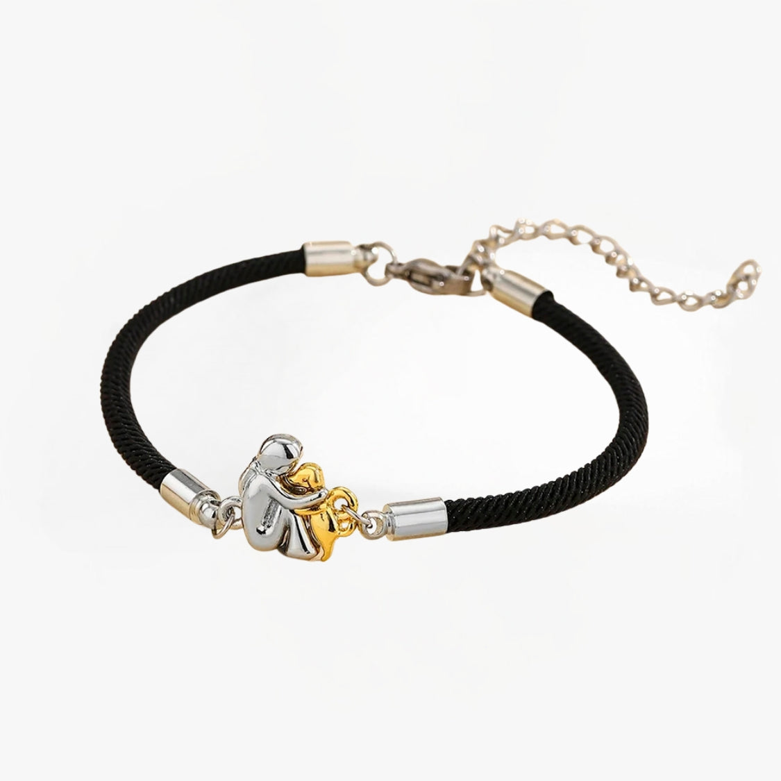 katy, Cord Bracelet Featuring Dog Icon