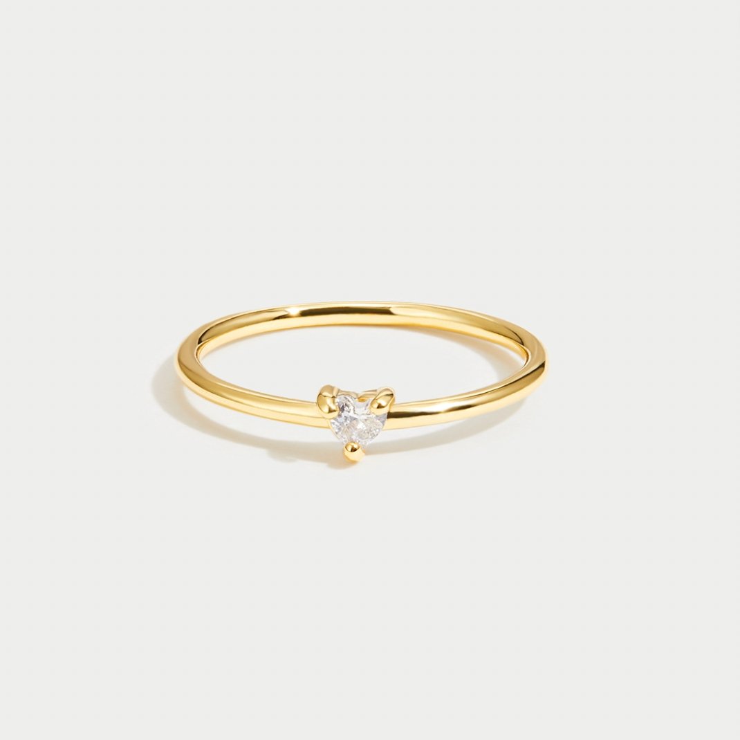 Jimena | Heart Ring Made of Glass