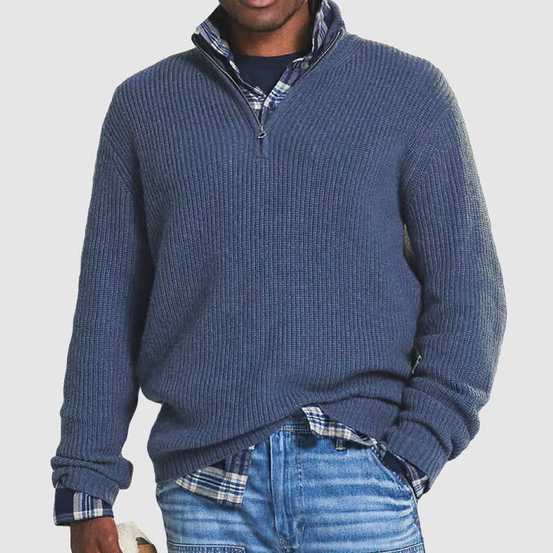 Jerry | Men's Business Casual Pullover with Zipper