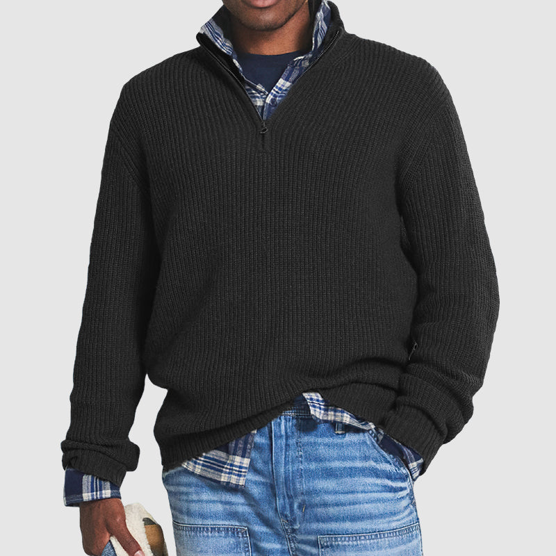 Jerry | Men's Business Casual Pullover with Zipper