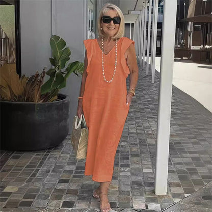 Annabel | Women's Relaxed Casual Midi Dress
