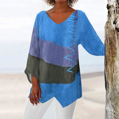 Elaine | Women's Relaxed Long Sleeve Blouse