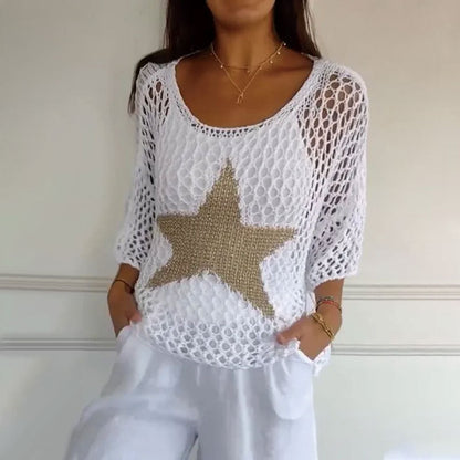 Jiah | Women's Relaxed Starry Top