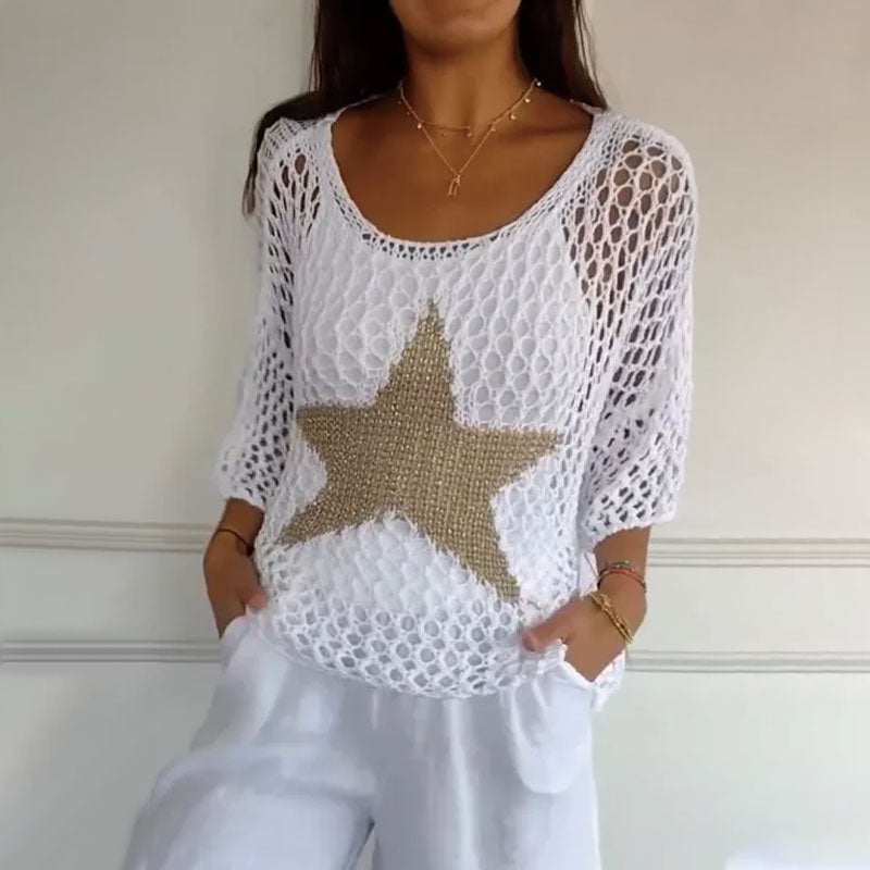 Jiah | Women's Relaxed Starry Top
